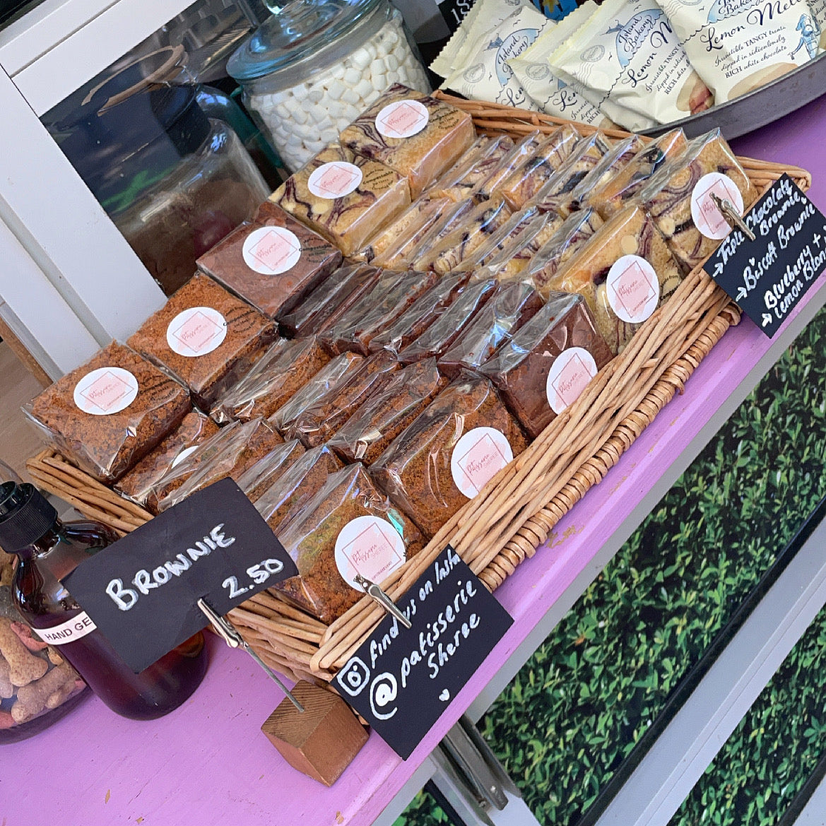 Brownies for The Kiosk at Russel Park, wholesale brownie & blondies