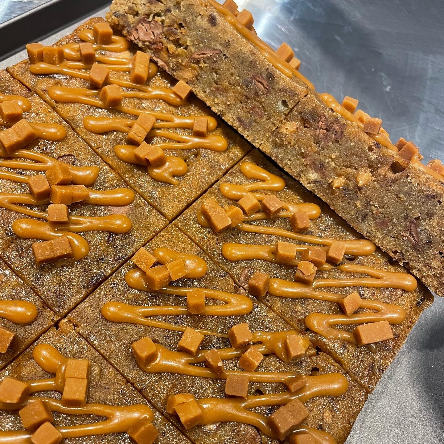 Sticky Toffee Blondie Patisserie Sheree