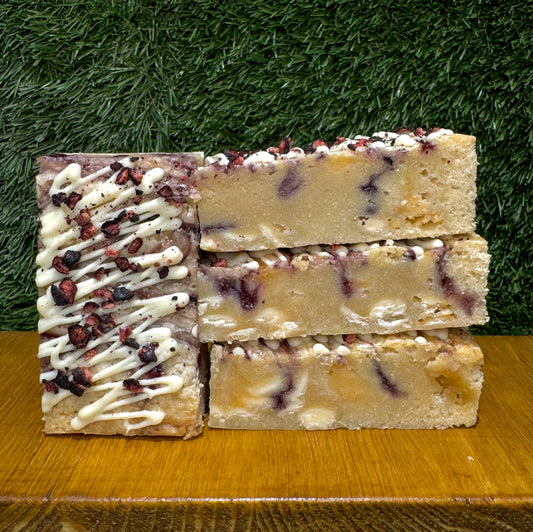 Lemon & Blueberry Blondie